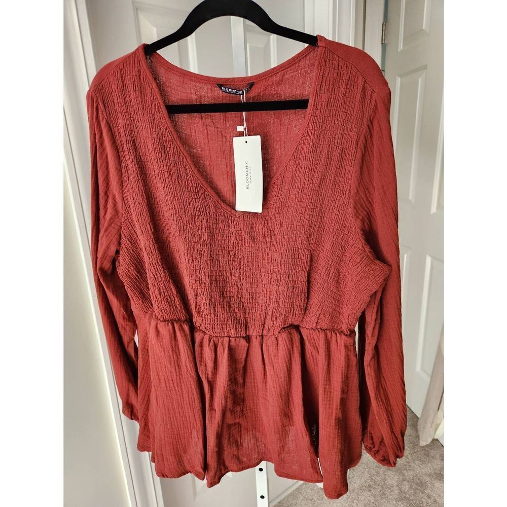 BloomChic Smocked Blouse